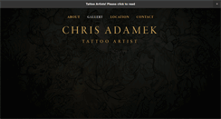 Desktop Screenshot of chrisadamek.com